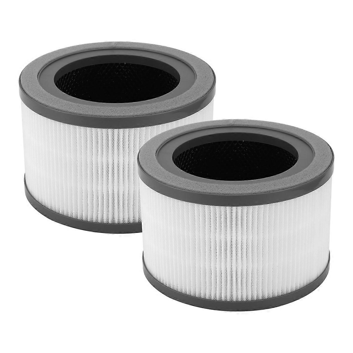 2 Pcs Air Purifier Replacement Filter for Vista 200 Air Purifier,3 in 1 Efficiency Activated Carbon