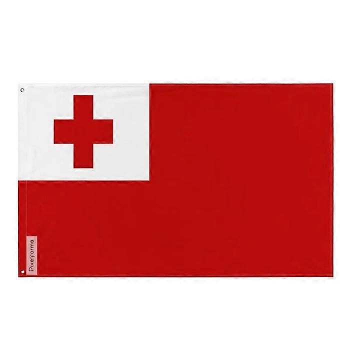 Flag - Tonga - 64 x 96 cm - Polyester - Double-sided printing - Iron eyelets