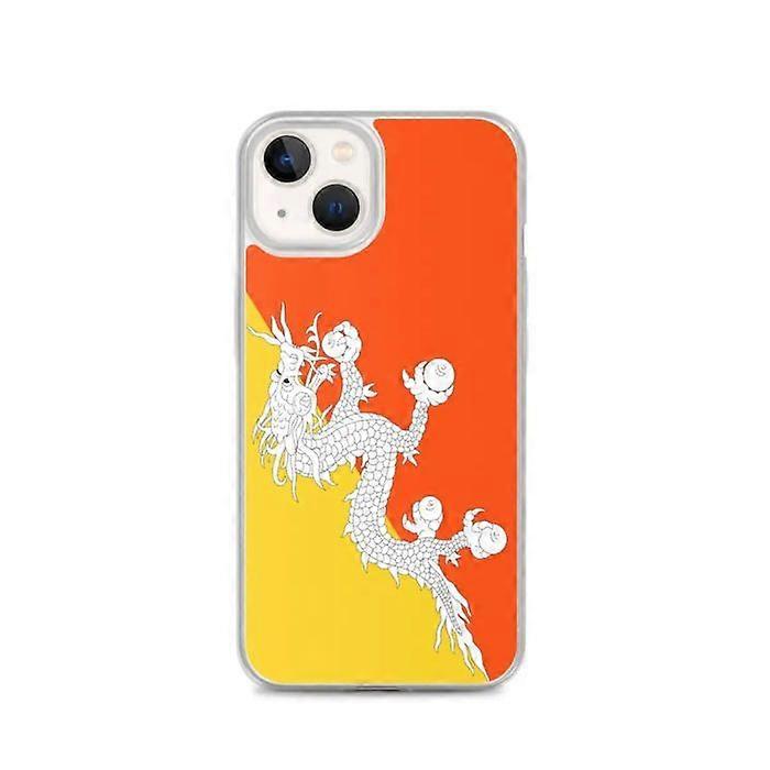 iPhone Case - Multicolor - Bhutan Flag - Soft - Thin and Lightweight Design - iPhone 13