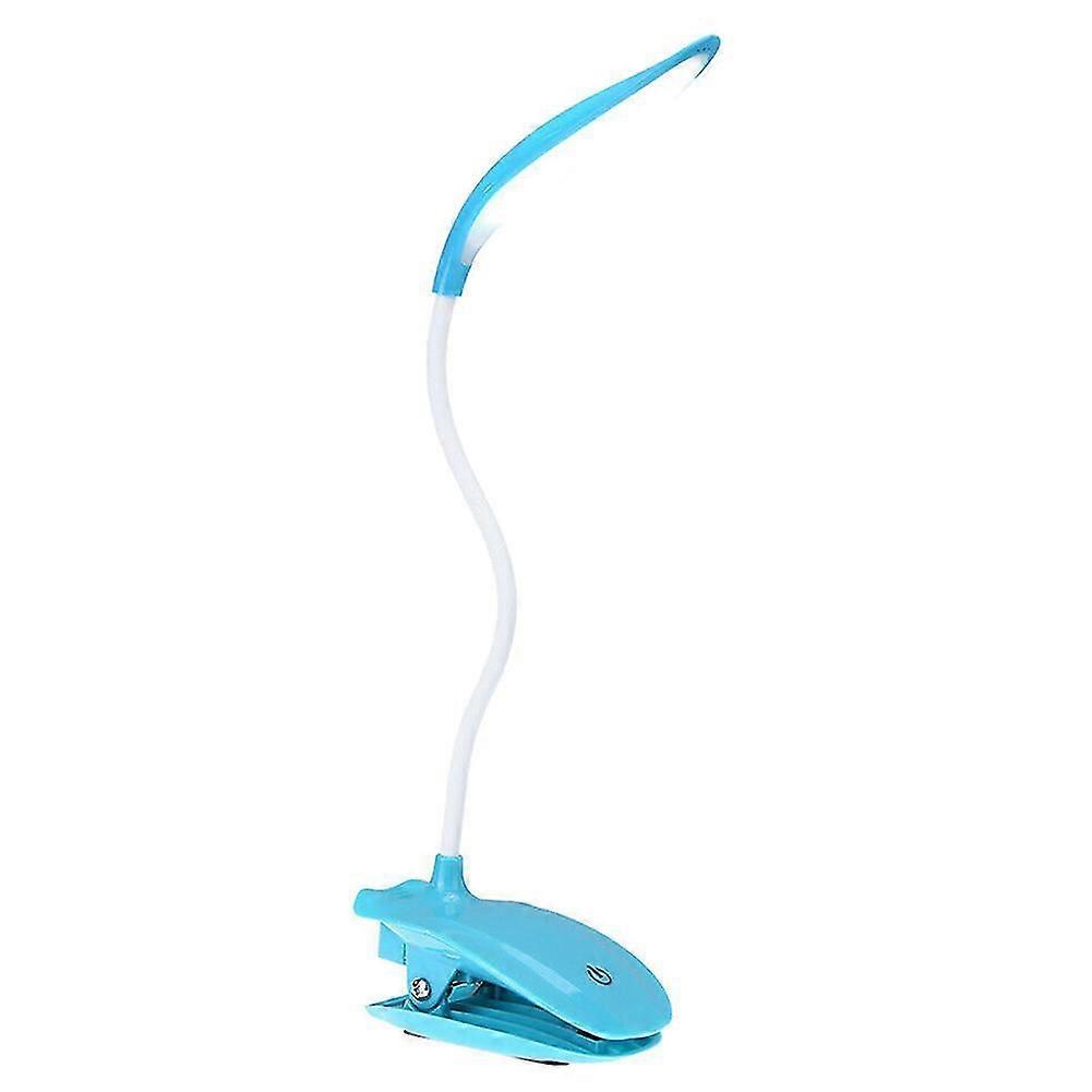 LED Desk Lamp Clamp Gooseneck Clip Light Portable Lightweight for Reading Study Room