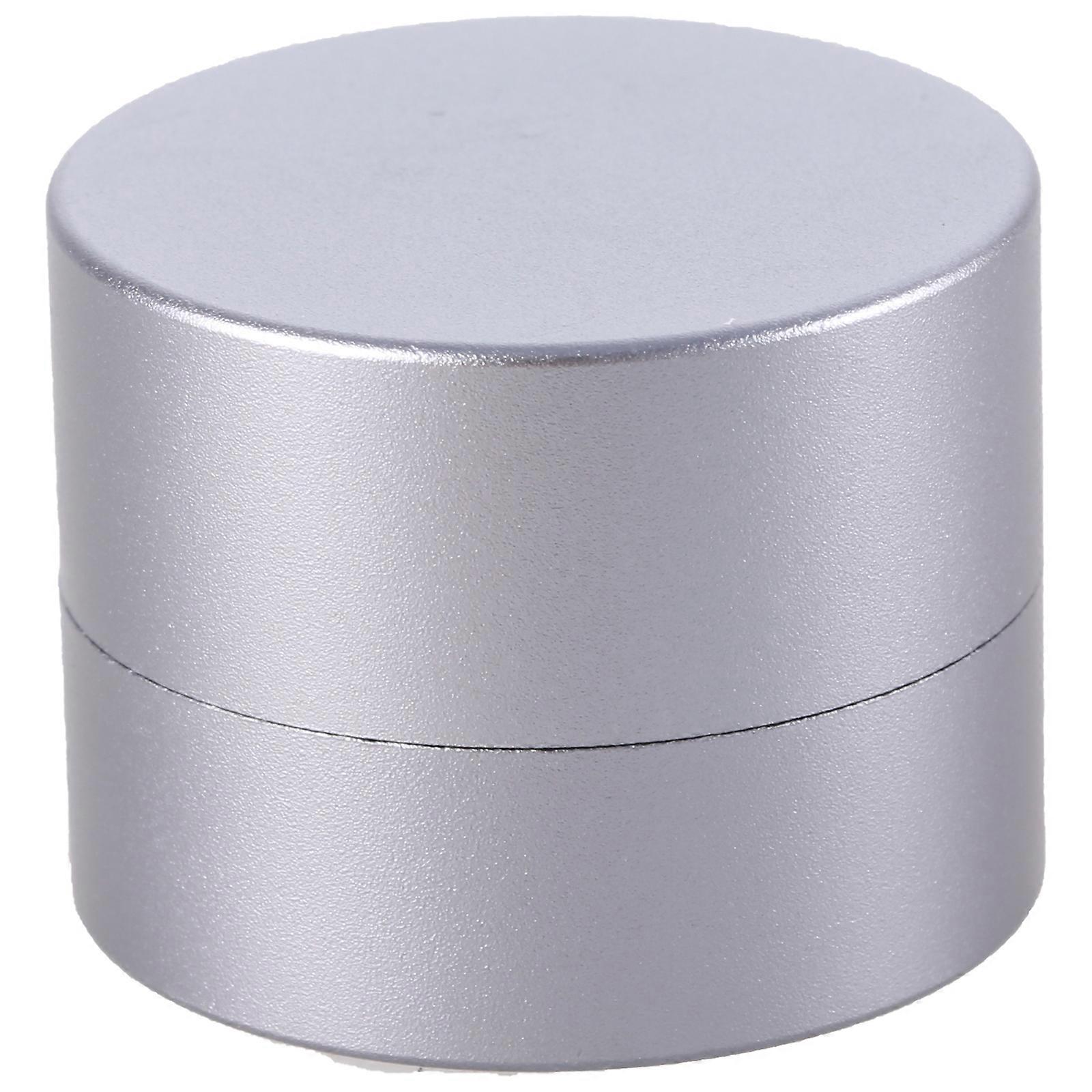 Billiards Chalk Pool Cue Chalk Holder Magnetic Chalks Carriers Case Round Cue Tip Chalk Holder Billiard Table Accessory  Light Grey