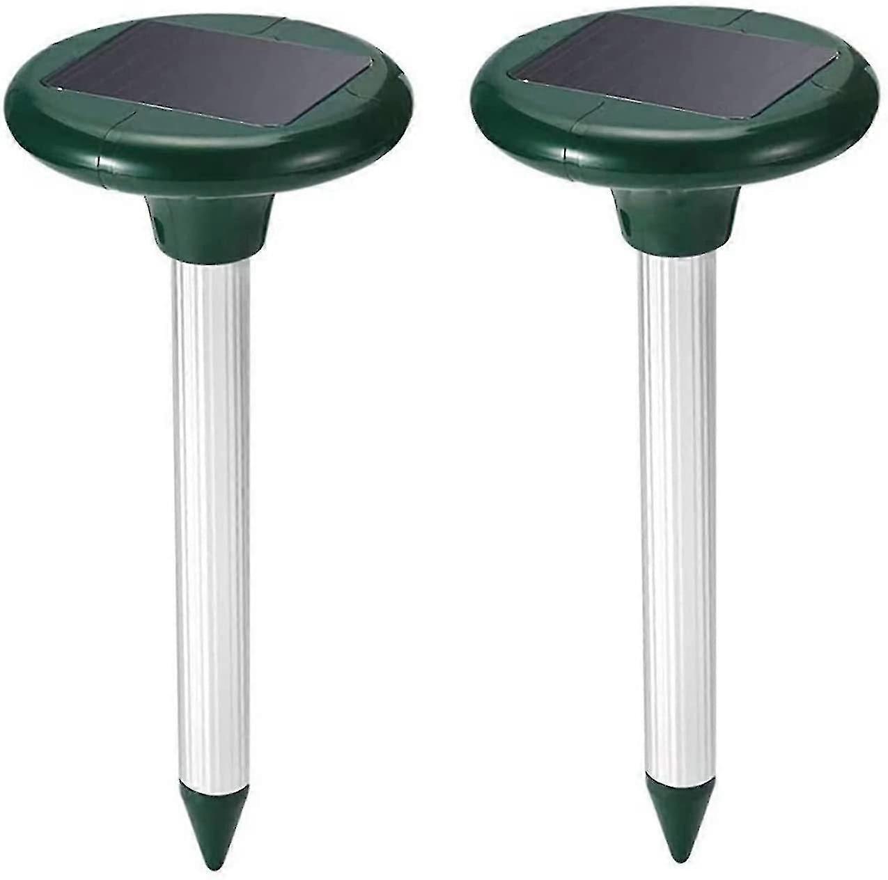 Ultrasonic Rat Repeller - 2-Pack - Solar Powered - Get Rid of Rats in 48 Hours