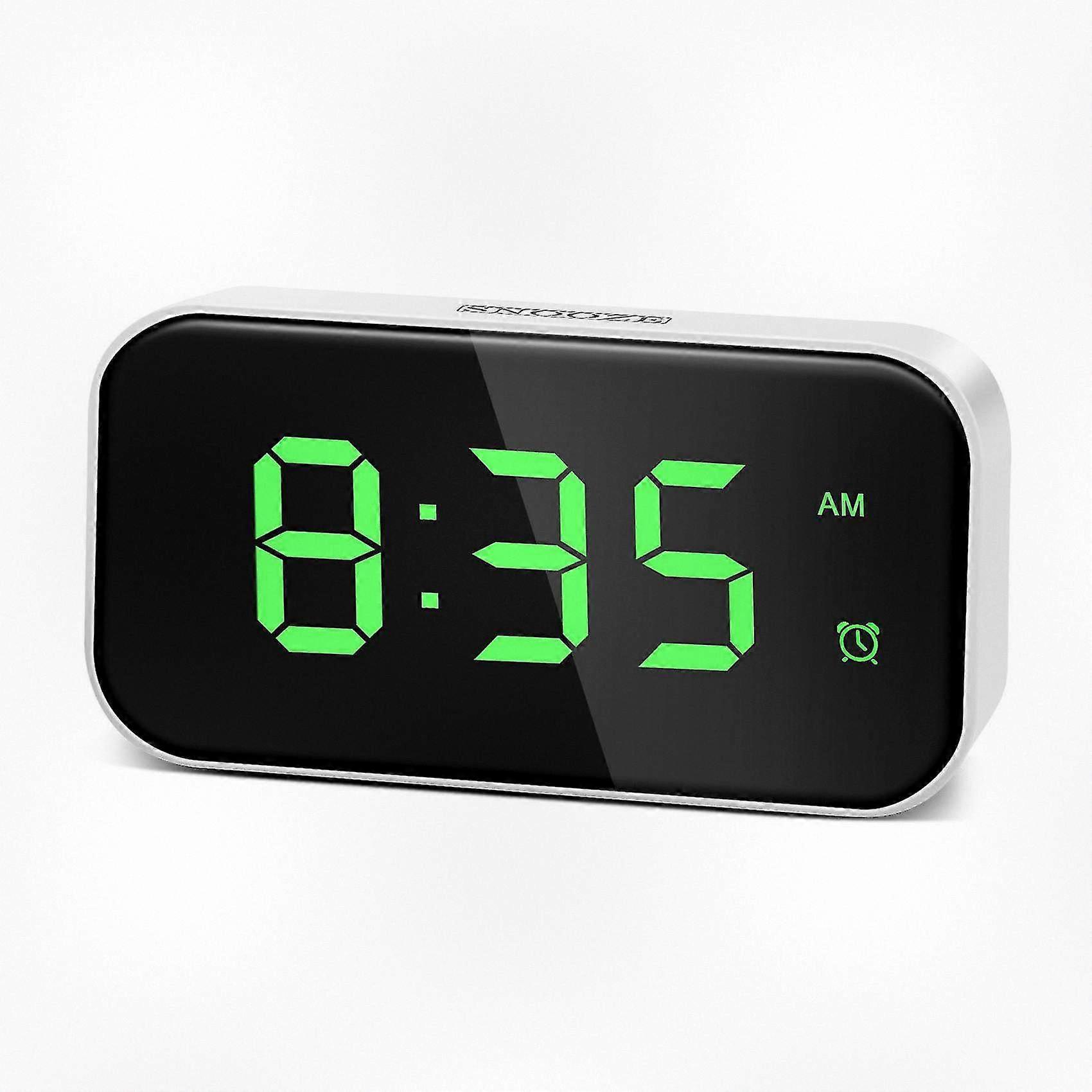 Digital Alarm Clock with USB Charging, Snooze Function, and Modern Design for Home Decor