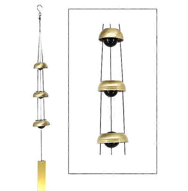 Japanese Three Bell Wind Chime Pendant