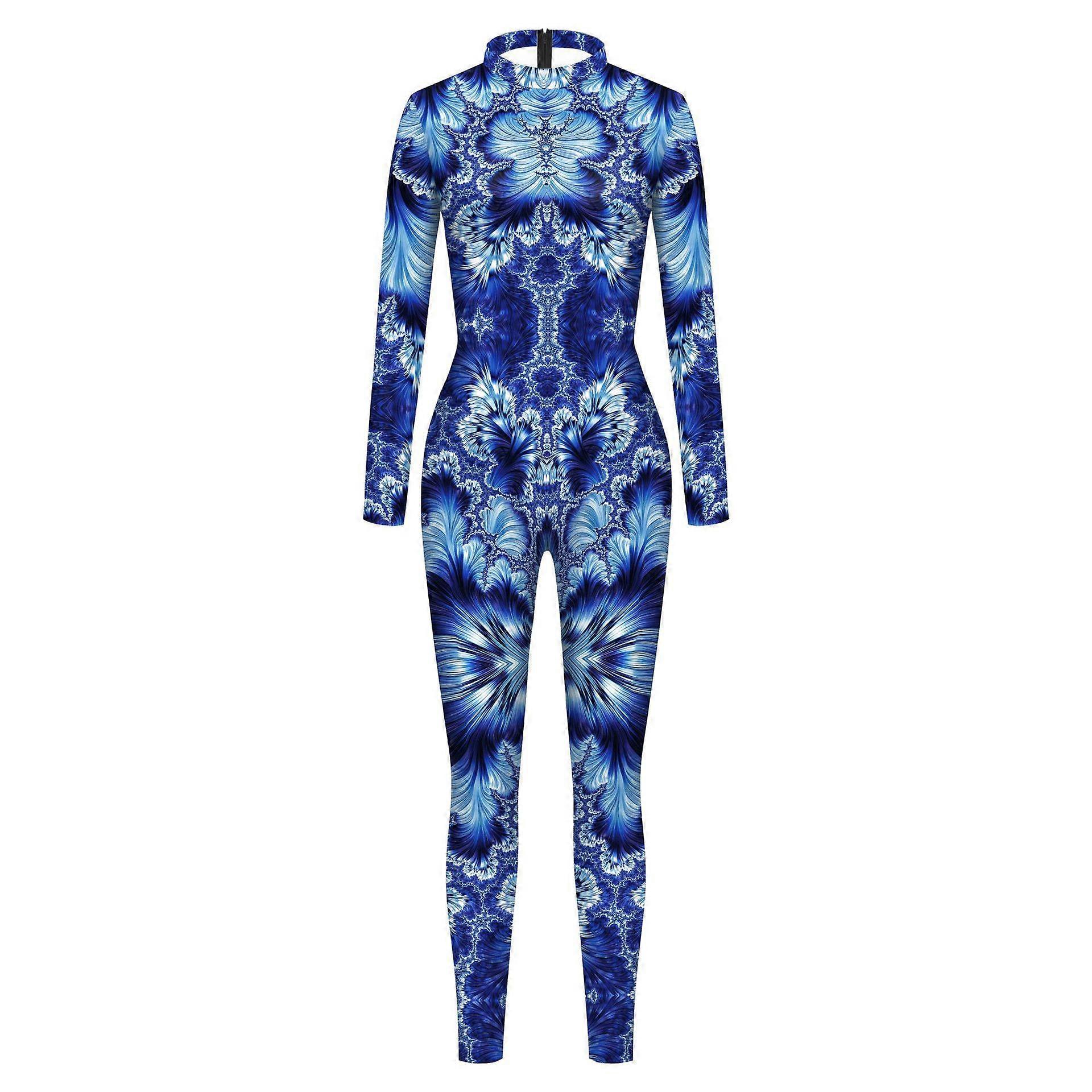 Womens Mechanical Print Cosplay Jumpsuit Stylish and functional Great for everyday wear, events, or special occasions