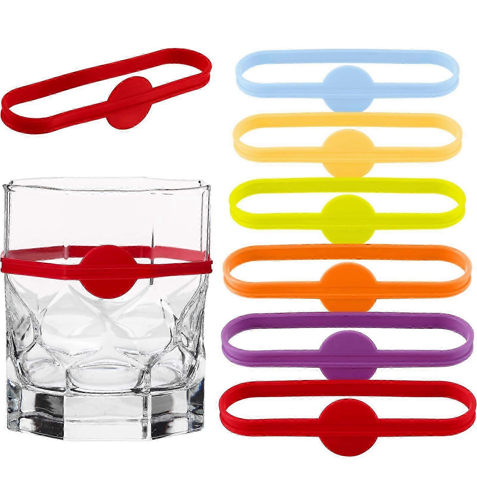 24 Silicone Drink Markers for Party Guest Identification