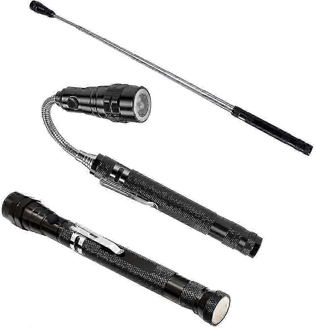 Telescopic Magnetic Pickup Tool with LED,Hand Tools Gifts Telescoping Gadgets