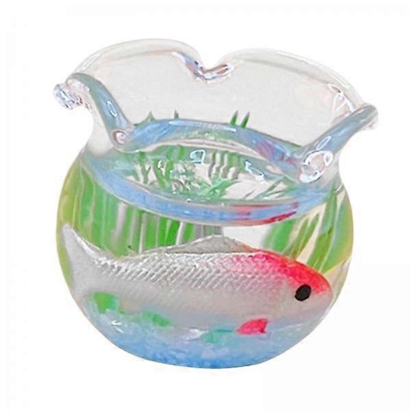 4x Miniature Underwater World Decor Set for Dollhouse Display
