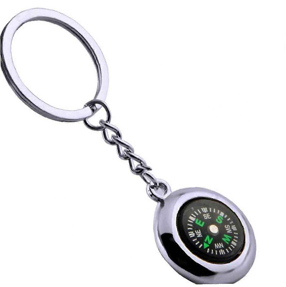 Outdoor Compass Keyring for Travel - Premium Mini Camping and Hiking Navigation Tool with Durable Design