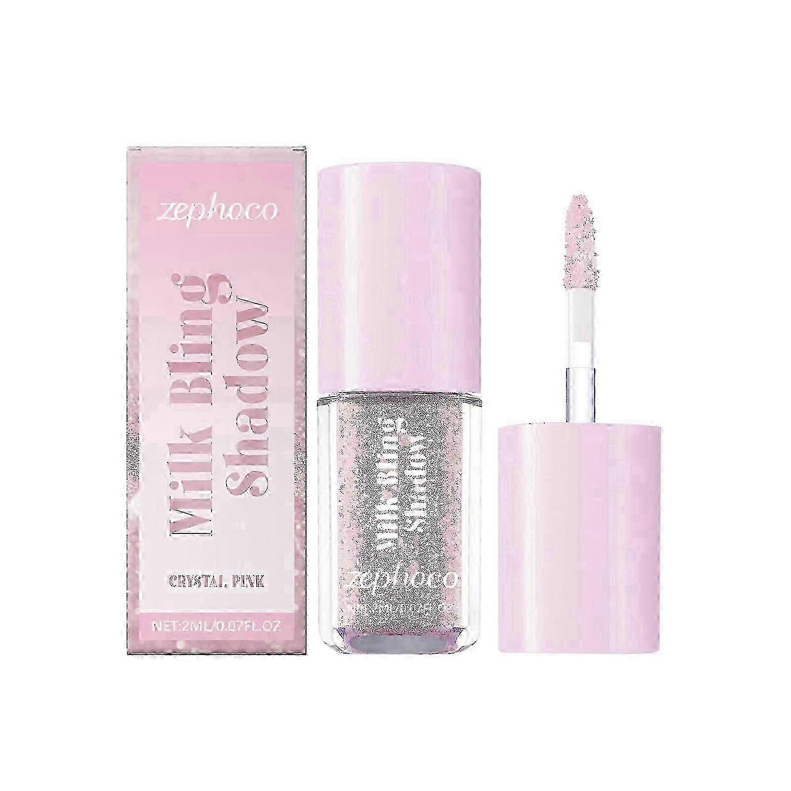 Zephoco Colorful Pearlescent Liquid Eye Shadow Series Natural Highlight Color Eye Shadow Party Play Makeup