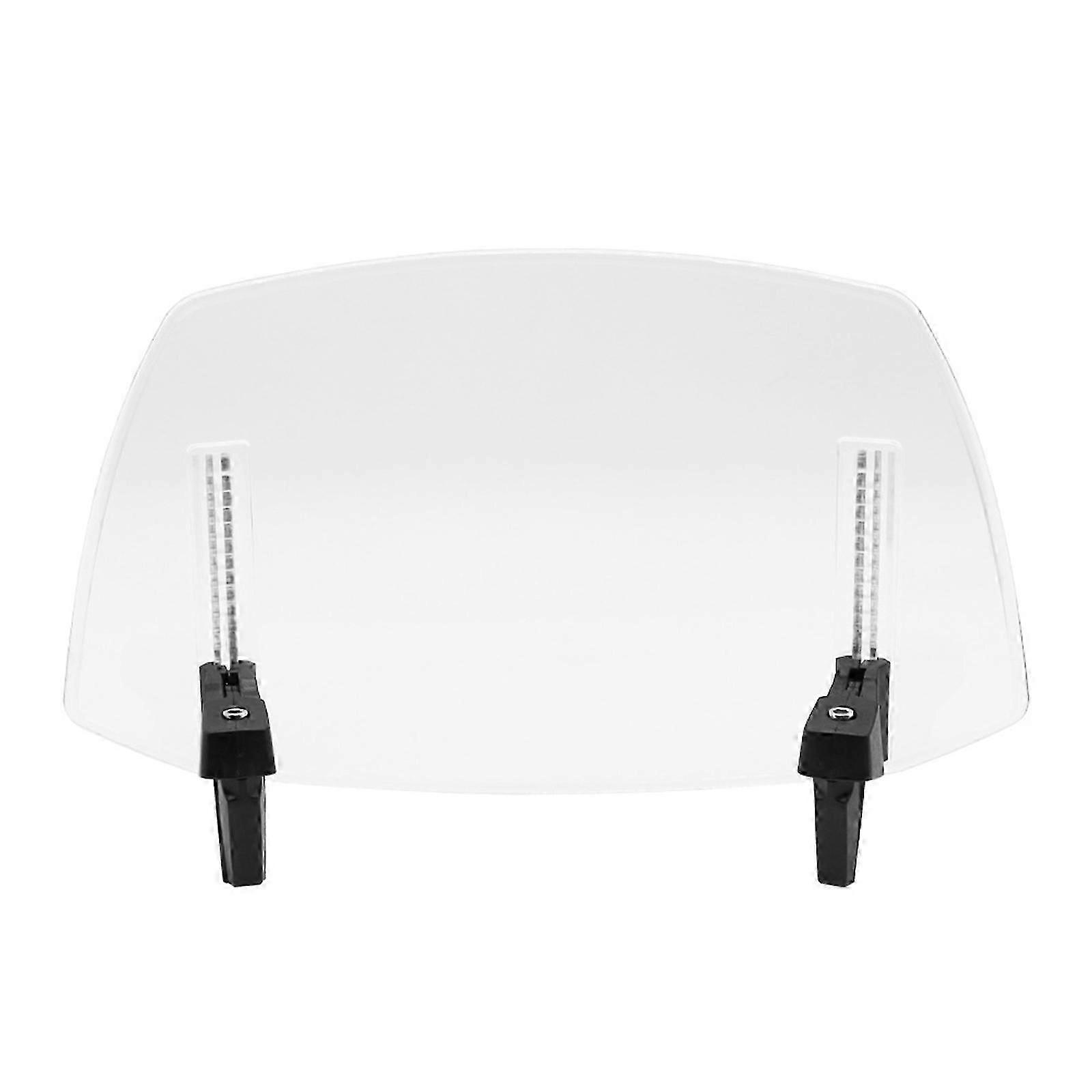 Universal Motorcycle Windscreen Spoiler Adjustable Air Deflector Universal Motorcycle Modified Windscreen Lightweight Transparent blue