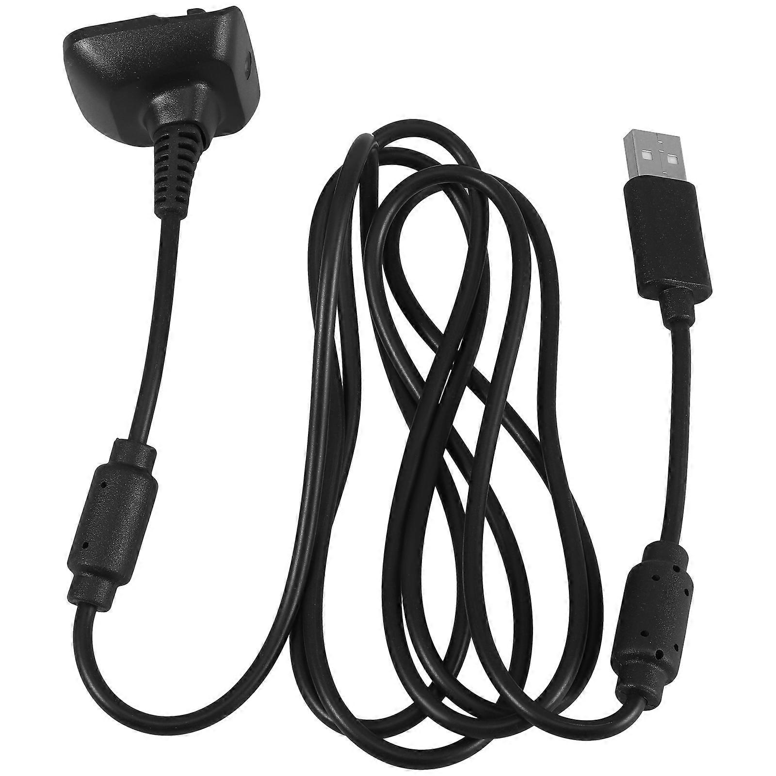 Game Controller Accessory Usb Cable For Charge Charging Stable Connection Black Color 180.00X4.50X4.50CM Gamers 1Pack