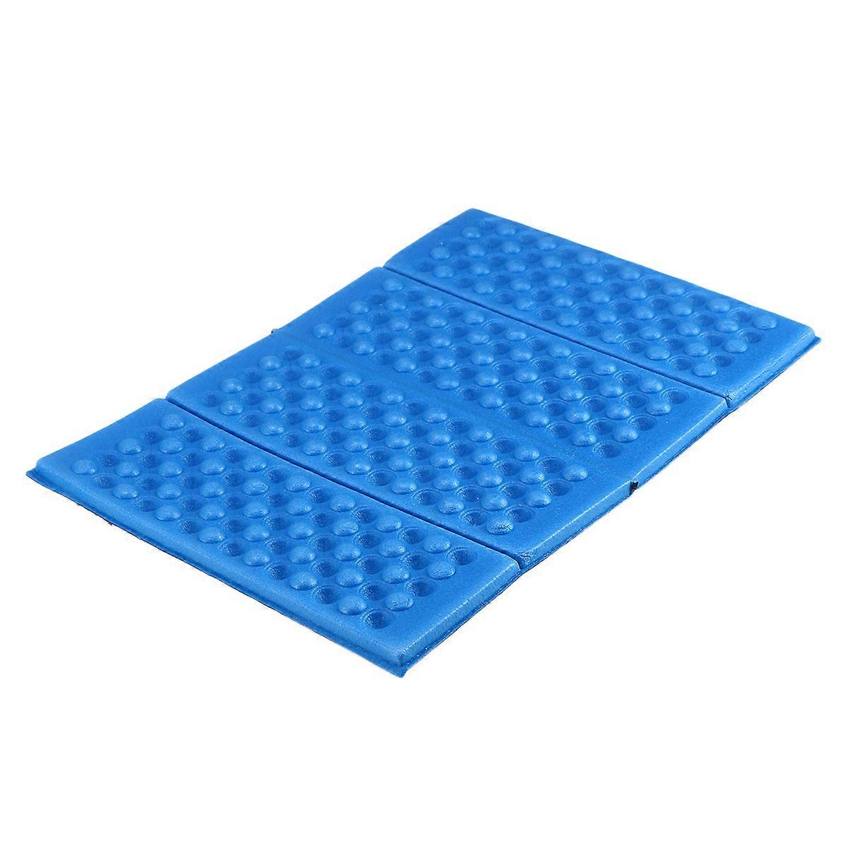Outdoor Portable Seat Cushion Folding Design Blue Xpe Waterproof Heat-Resistant Cold-Resistant 2Pcs