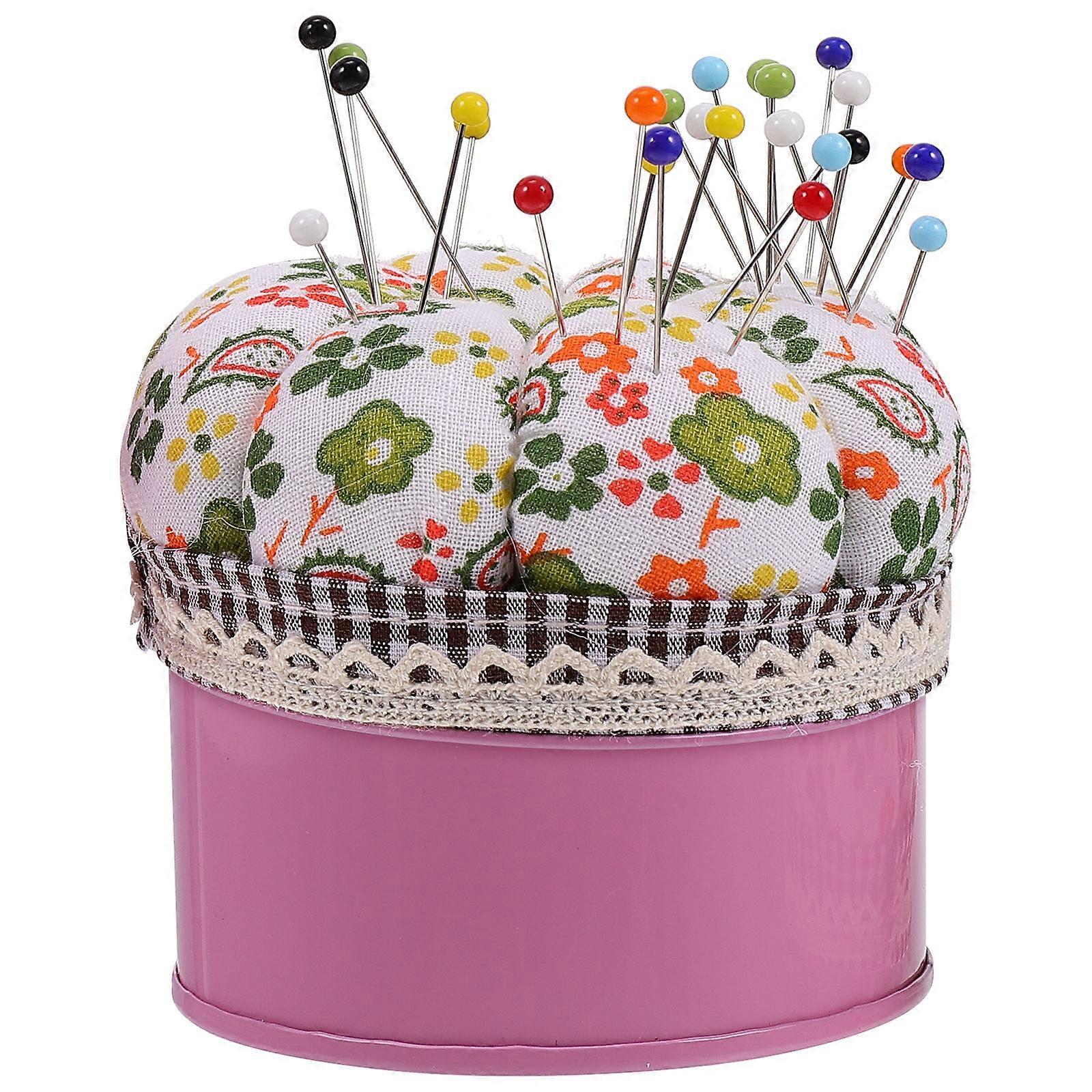 Ball Head Design Glass Ball Head Pin Office Use Iron Material Storage Box Included 1Set