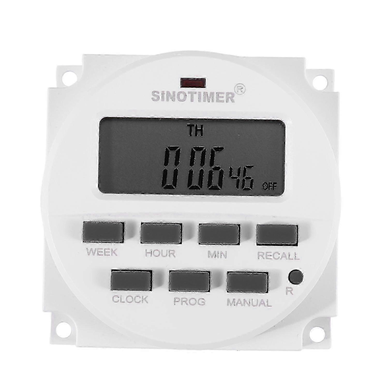 Sinotimer 220v Ac Digital 7 Day Weekly Programmable Timer Switch-dt Edition 0619
