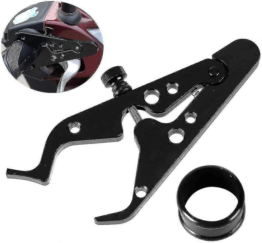 Motorrad Tempomat Gasassistent, Motor Lock Assist Tempomat Klemmgriff mit Silico SZRH A-B