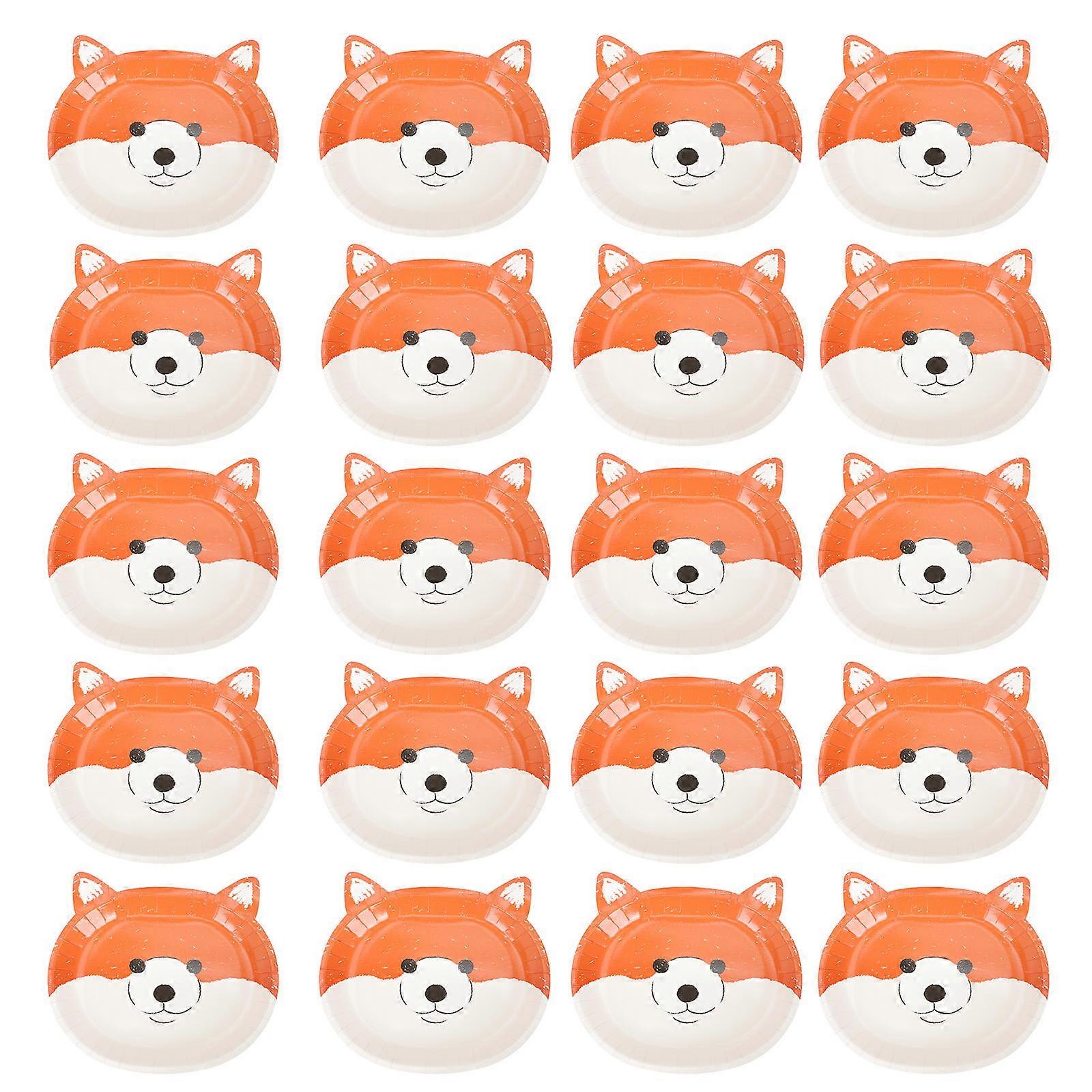 Dog Themed Party 21.5x18cm Party Use 24Pcs