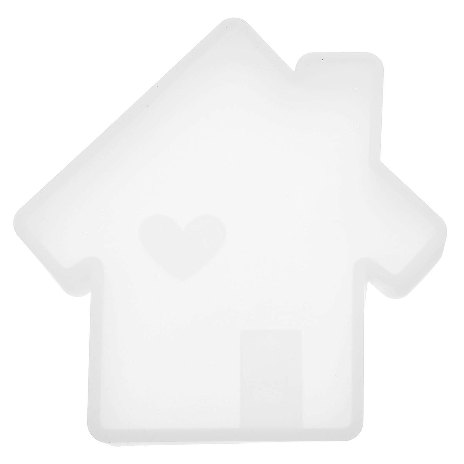Silicone Mold House Shape Resin Casting Halloween Diy Design 1Set