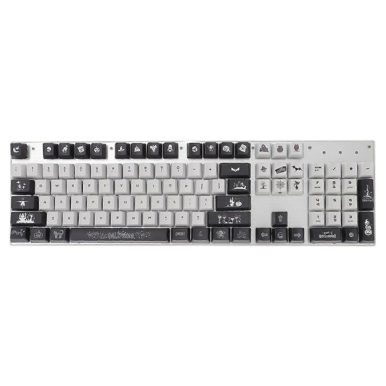Halloween Keyboard Caps Keycap Set Novelty Keycap For Computer Keyboard Typist 1Set
