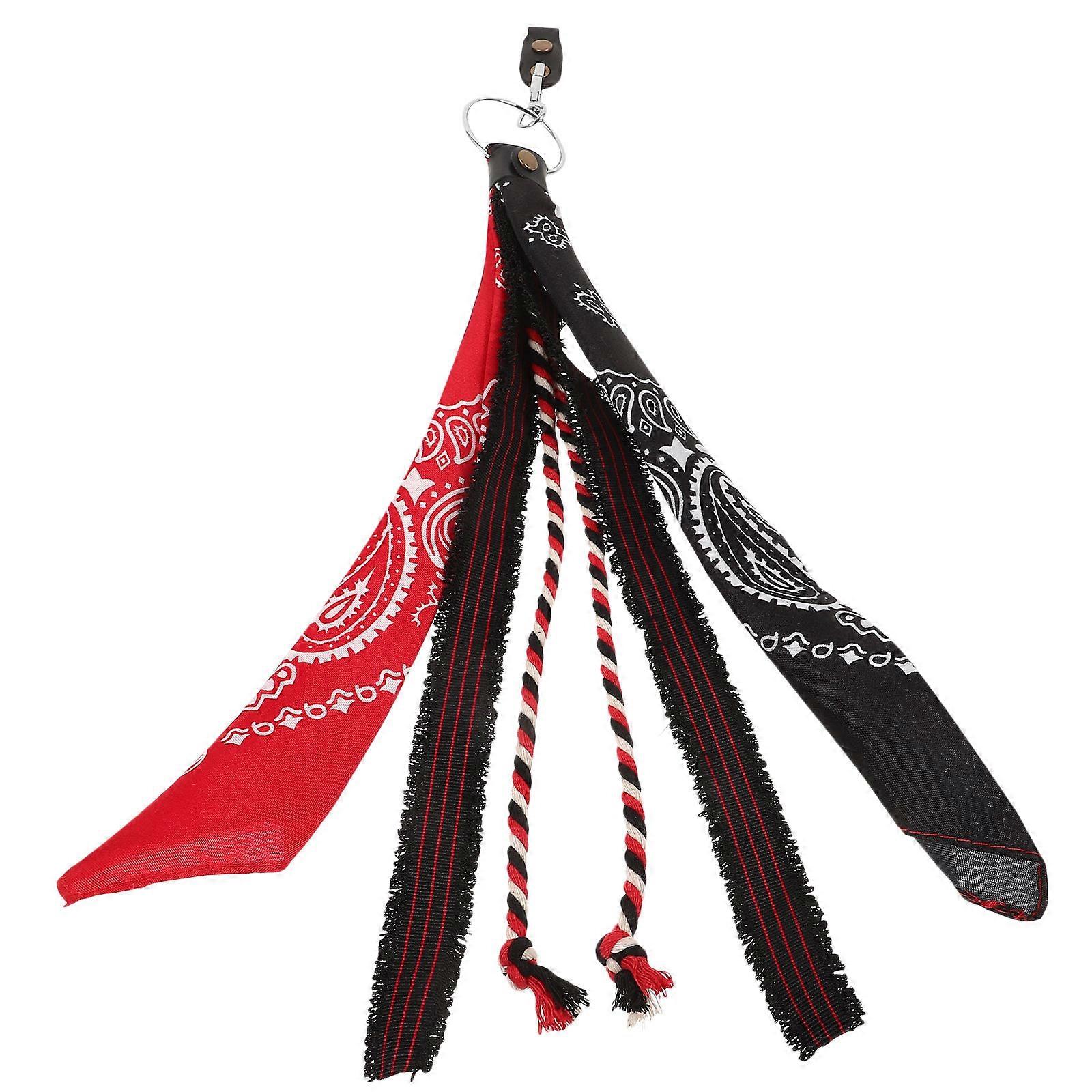 Decorative Tassels Motorcycle Handlebar Tassel Multi Fabric For Motorcycle Enthusiasts 53.00X8.00X5.00CM Vibration Reduction 1Set