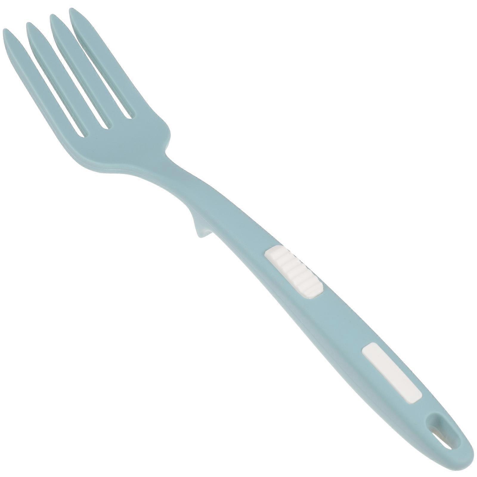 Pasta Server Fork Reusable Cooking Food Fork Home Use Sky-Blue 29.5X5.3X2.4CM Stirring 1Pack