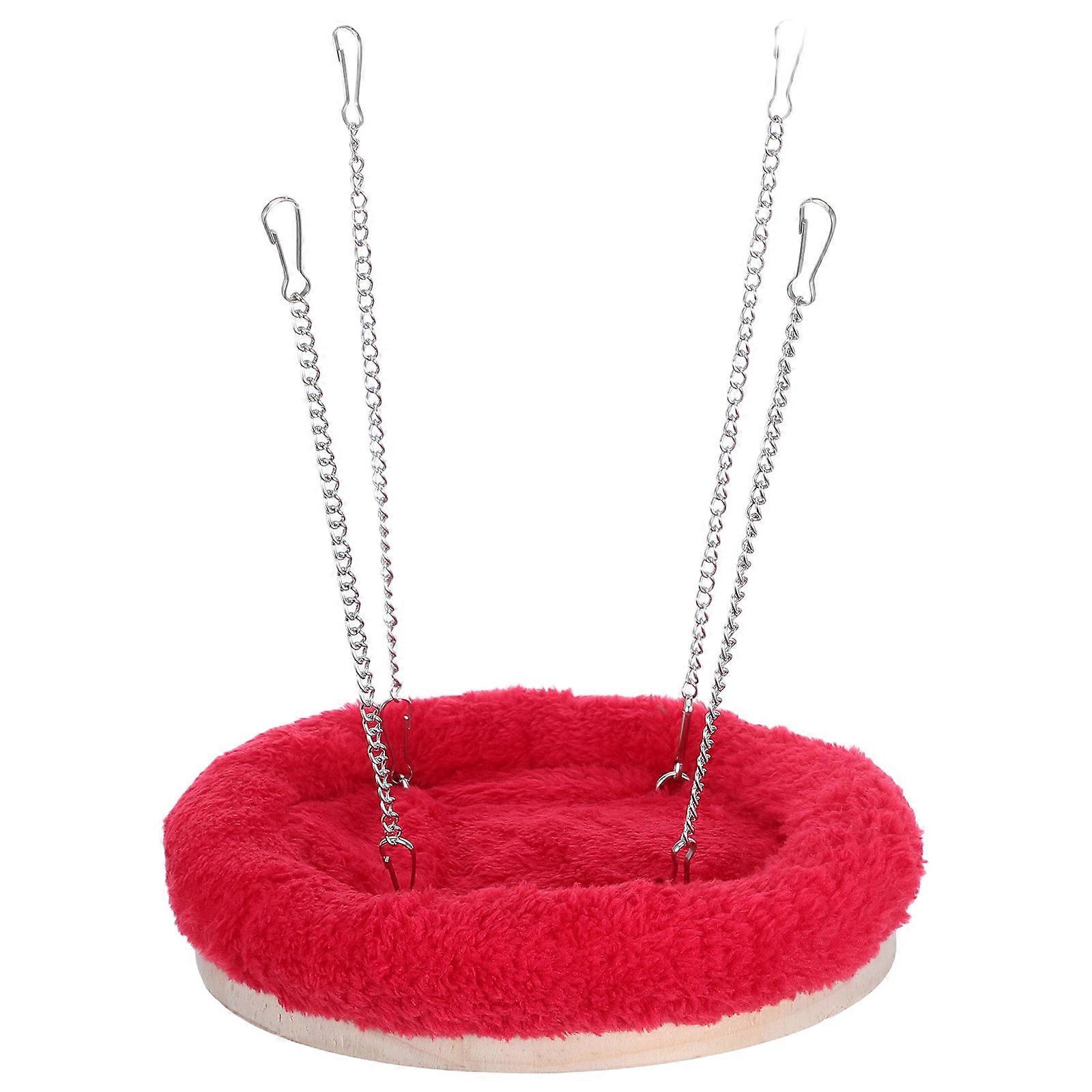 Soft Hanging Bird Hammock Nest Bed for Small Pets – Natural Material Winter Warmer Cage Accessory for Parrots, Squirrels, Hamsters and Other Small