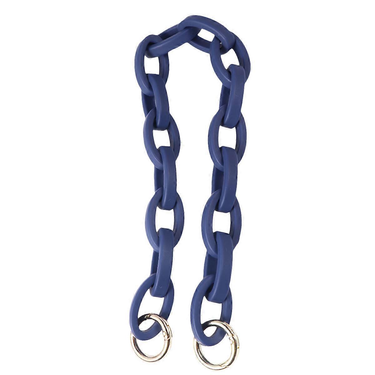 Purse Extender Chain Matte Resin Strap Chain Replacement for Women Everyday Use 2.4x39cm Alloy Bag Accessory 1Pack
