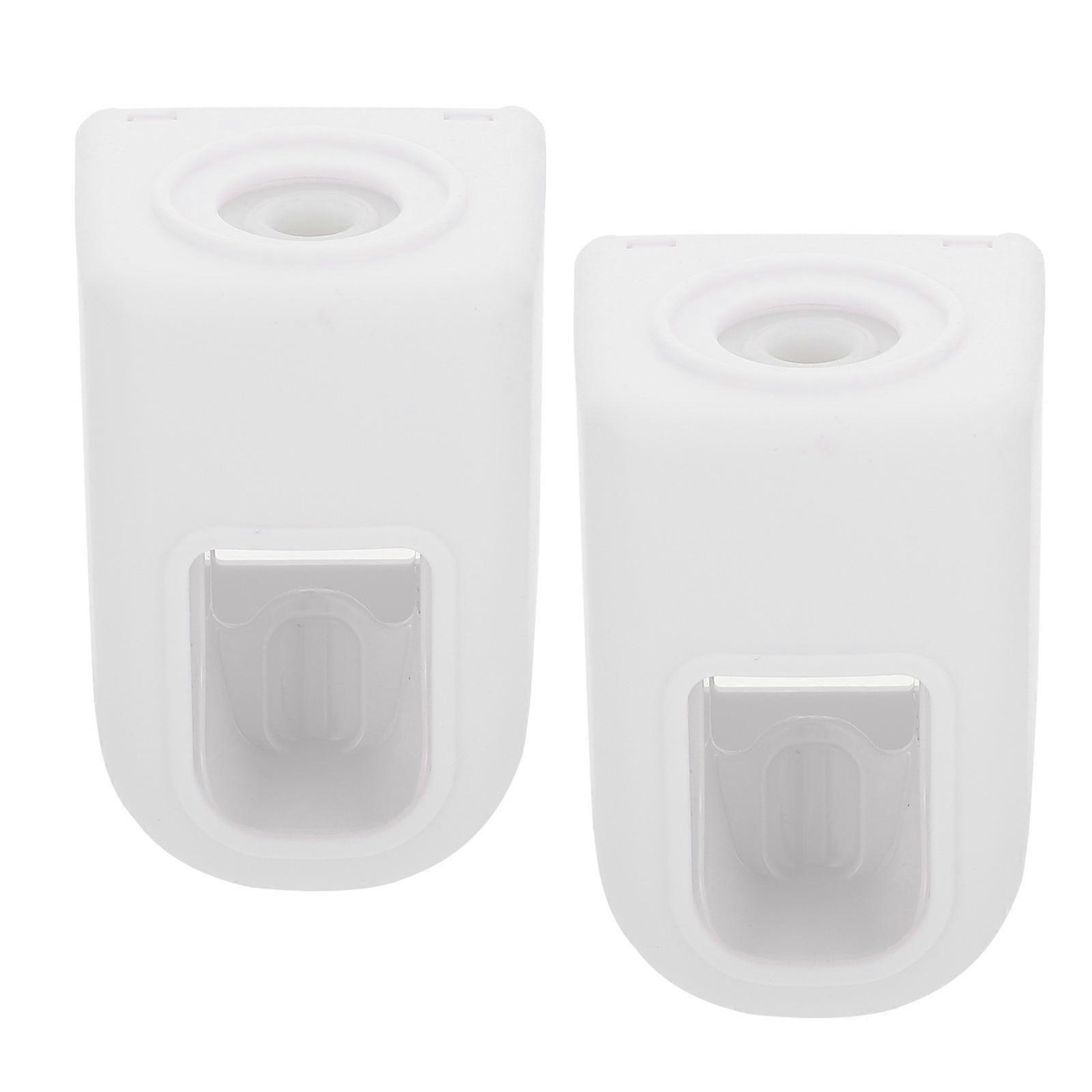 Squeezing Toothpaste Device Automatic Press-Type Compact For Home Use 8.5x5.8cm 2Pcs