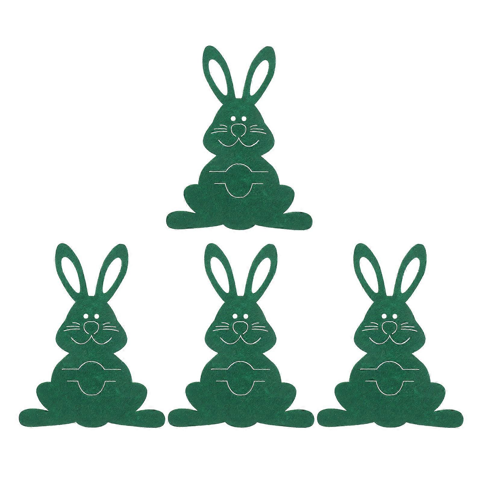 Here's a polished and engaging product description for your **4pcs Easter Bunny Felt Bags**:
🐇 **4PCS Easter Bunny Felt Bags – Reusable Utensil