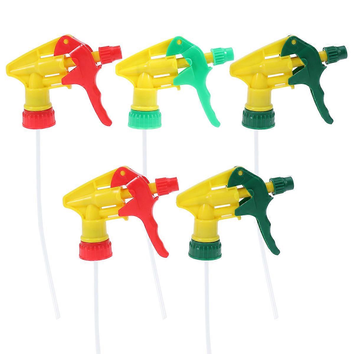 10 Pcs Trigger Spray Nozzles with Long Straw Thickened Replacement Spray Tops for Household, Garden & Auto Detailing