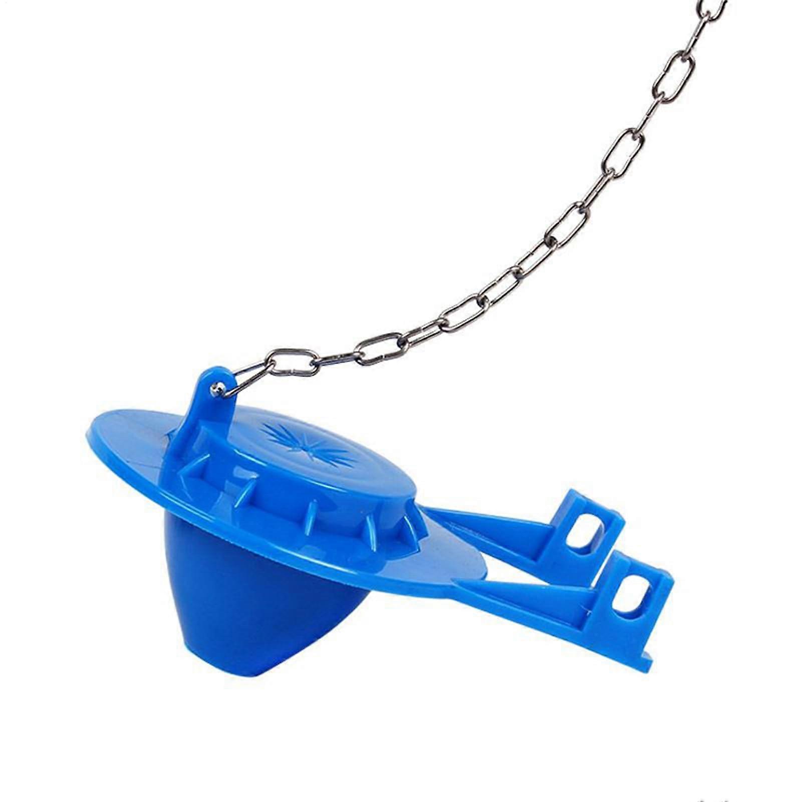 WC-Klappe 5.1 Cm Flapper, Durable Water Saving Rubber Valve, Easy Install, For Home And Commercial Toilets, Blue