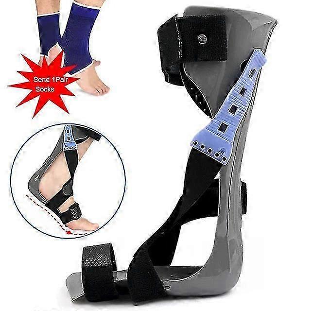 Adjustable AFO Drop Brace for Foot Support After Stroke or Hemiplegia
