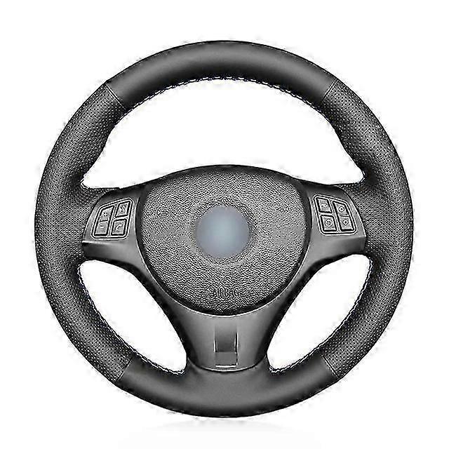 Cubierta del volante del coche DIY cosida a mano original para Bmw 1 serie E81 E82 E87 E88 /3 Series E90 E91 E92 E93 / M3 E90 E92 E93