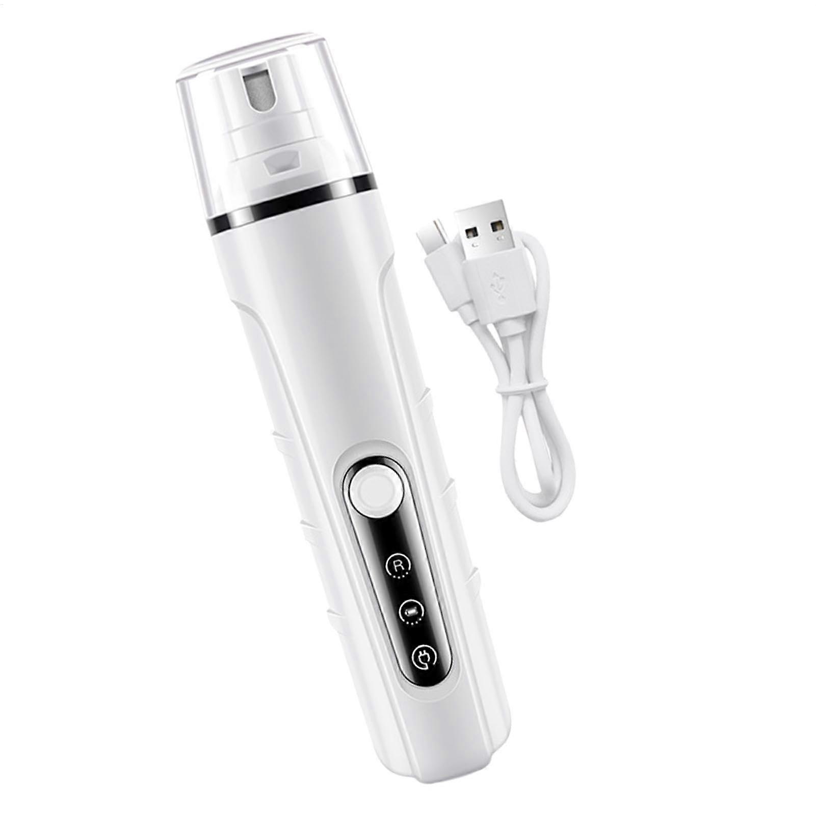 Pet Nail Grinder LED Light Quiet 3-Speed Electric Dog Cat Toenail Trimmer, 2025 Improved Model