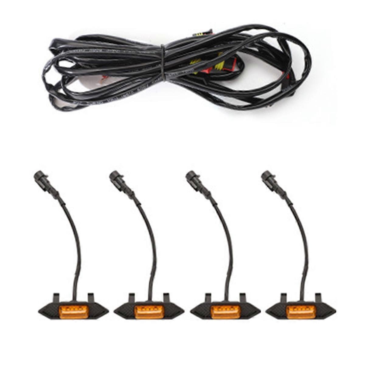 4PCS LED Grille Lights for 2019 - 2022
