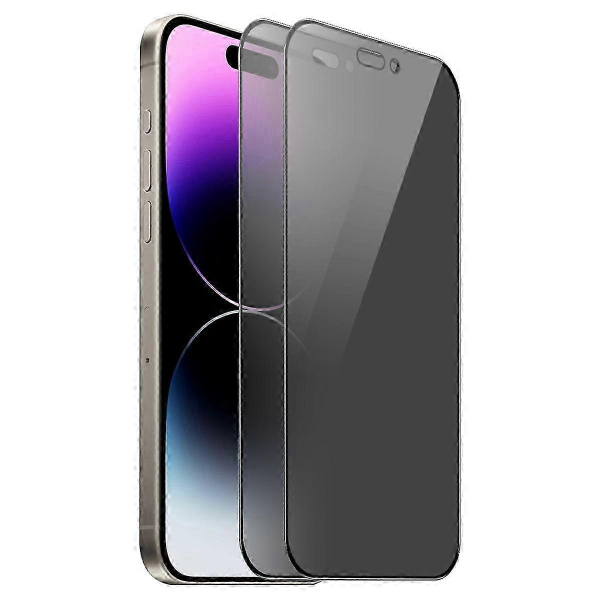 2Pcs Anti-Peep Screen Protector Film for Certain Smartphone Models