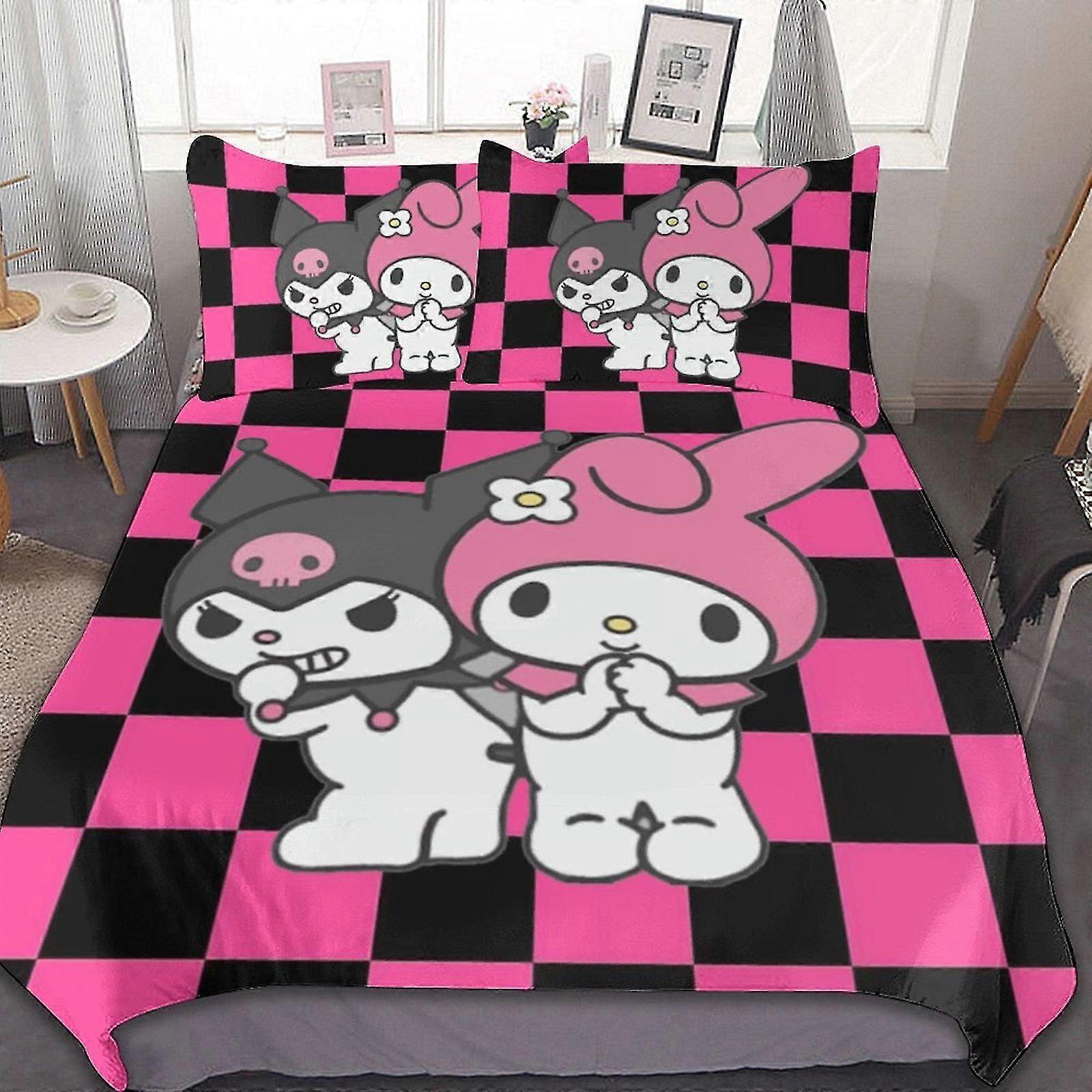 3 Pcs Bedding Set with Breathable Duvet Cover and 2 Pillow Shams for All Seasons
