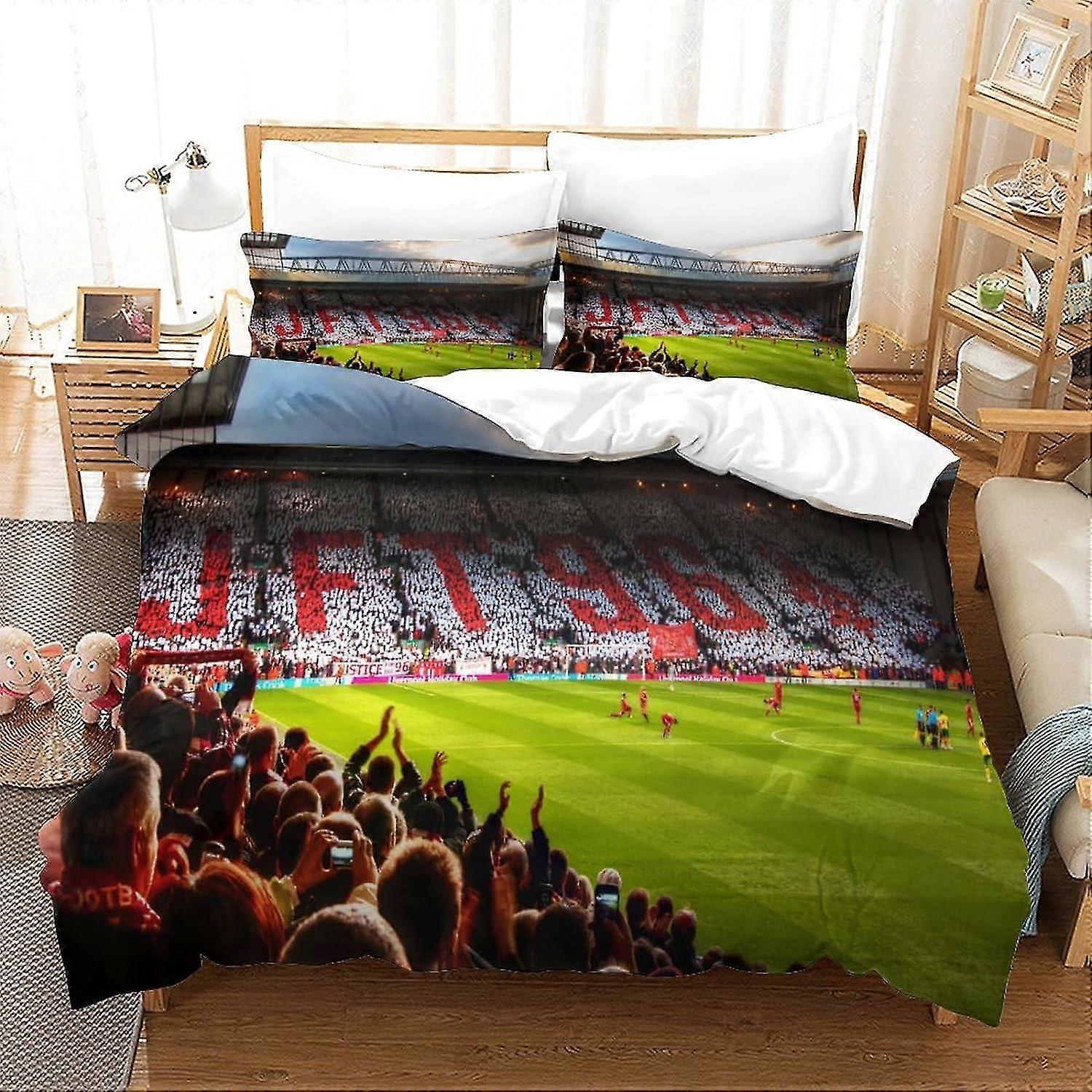 Conjunto de edredom de qualidade de hotel com fácil cuidado e capa de cama de luxo super macia para crianças, adolescentes, adultos com fecho de zíper - 3 peças