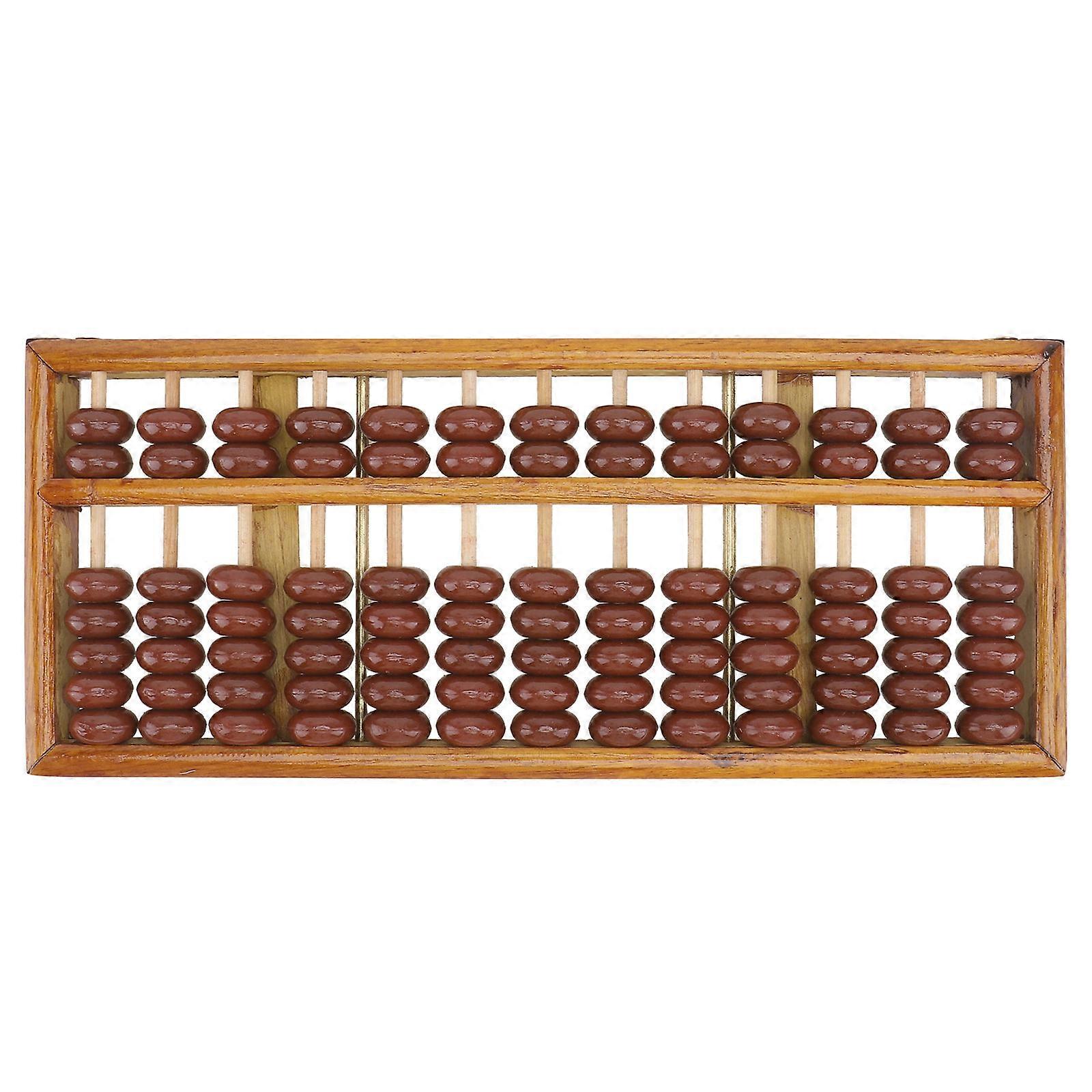 Wooden Abacus 13 Column Math Professional Abacus For Adults Kids Abacus Math
