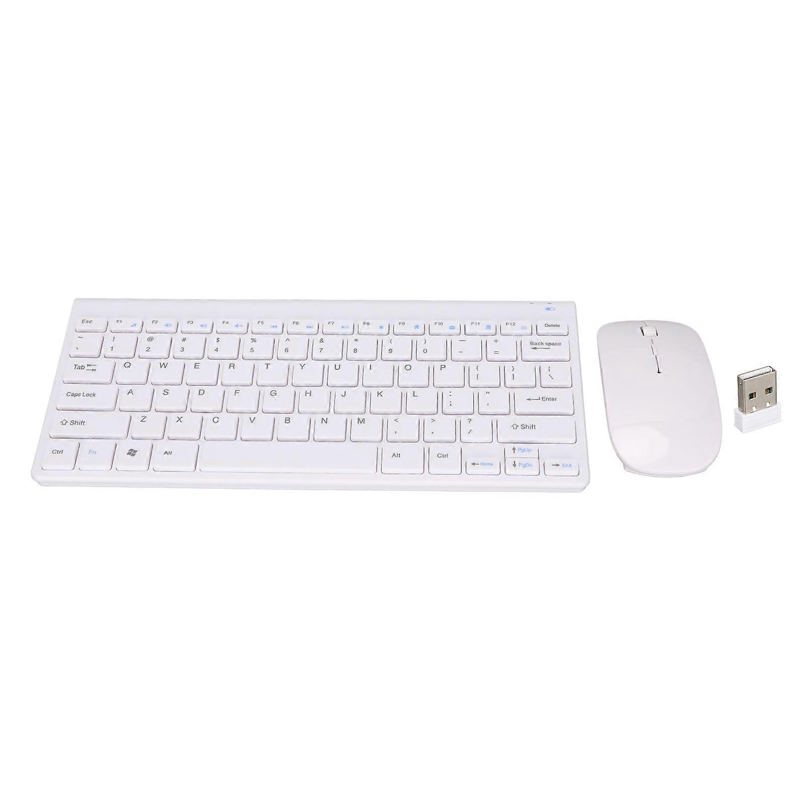 Wireless Combos 10 Meters Transmission Intelligent Sleep Ergonomic Design 2.4G USB Keyboard Mouse Set