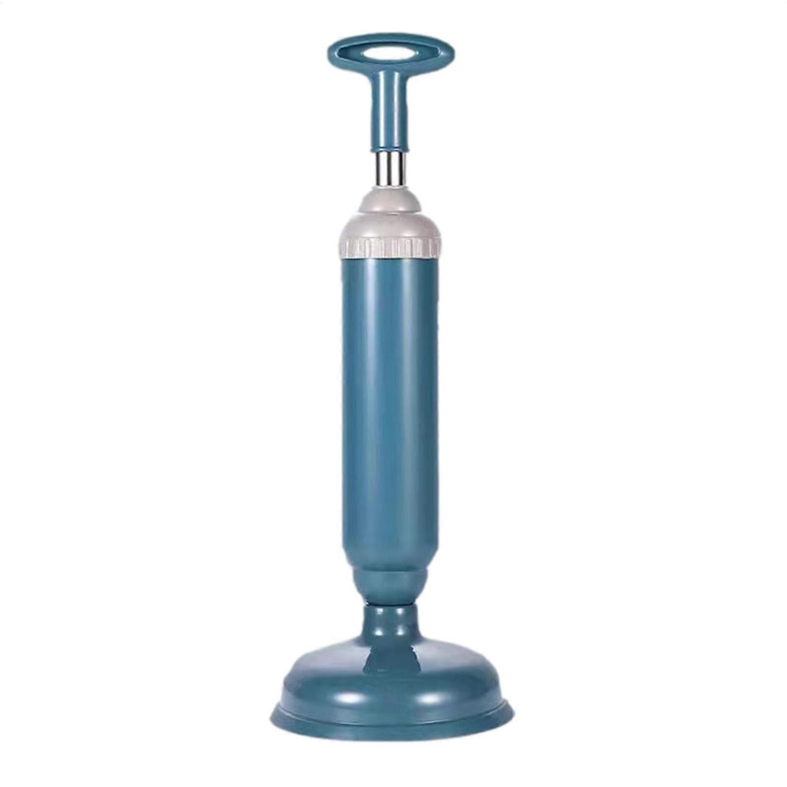 Toilet Cleaner for Bathroom, Sink and Toilet Cleaner, Suction Plunger, Drain Cleaner, Compact Design, Model C Blue