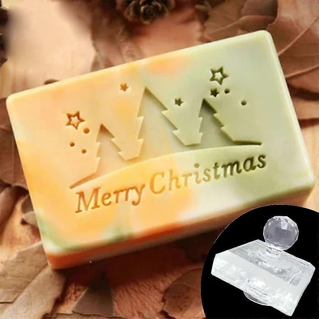 Weihnachtsserie Muster Seifenstempel Christmas Pattern Soap Stamp Set Creative Handmade Soaps, DIY Soap Making For Kids
