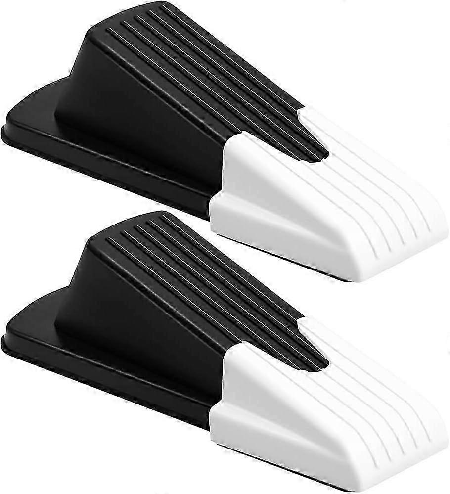 WJSMDoor Stoppers,Door Stoppers for Bottom of Door, Prevent The Lock-Outs,Floor Sturdy Stackable Door Stop for Carpet Heavy Duty Door