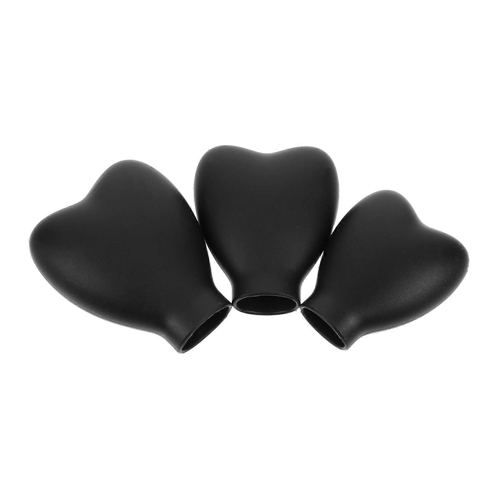 Brush Guards Dust-Proof Small Size Daily Use Silicone Makeup Enthusiasts 3Pcs
