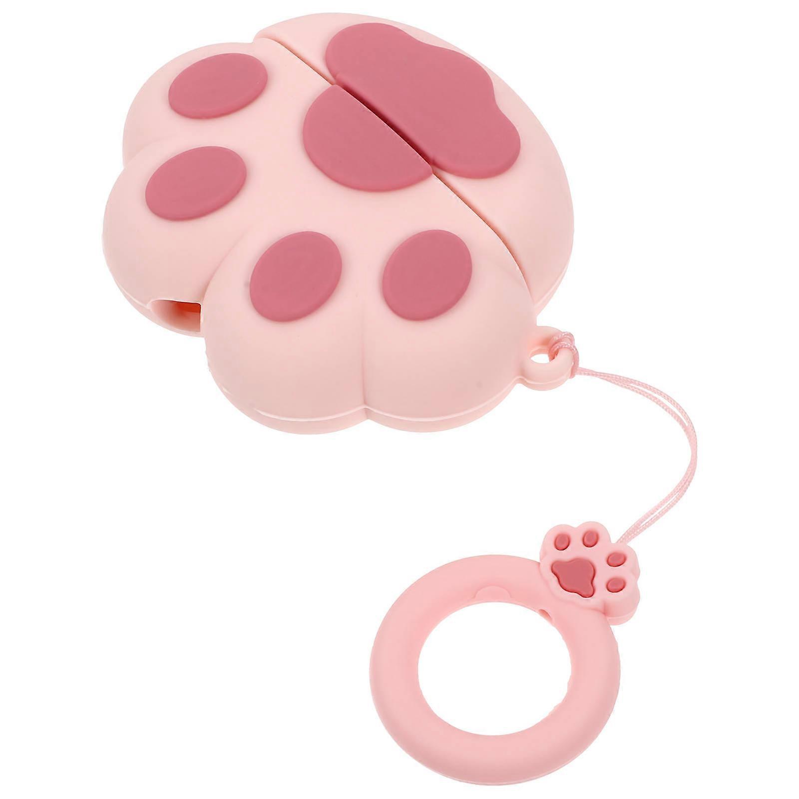 Protective Case For Earphones Cat Paw Shaped Stain-Resistant Compact Design For Pro3 1Pack