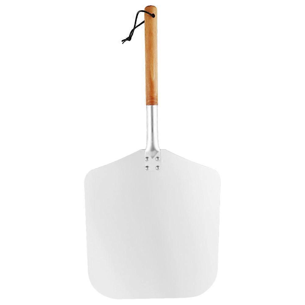 Wooden Handle Pizza Peel Baking Tool Rectangular Shape Non-slip to Use Pizzerias 65.00X30.50X1.00CM 1Pcs