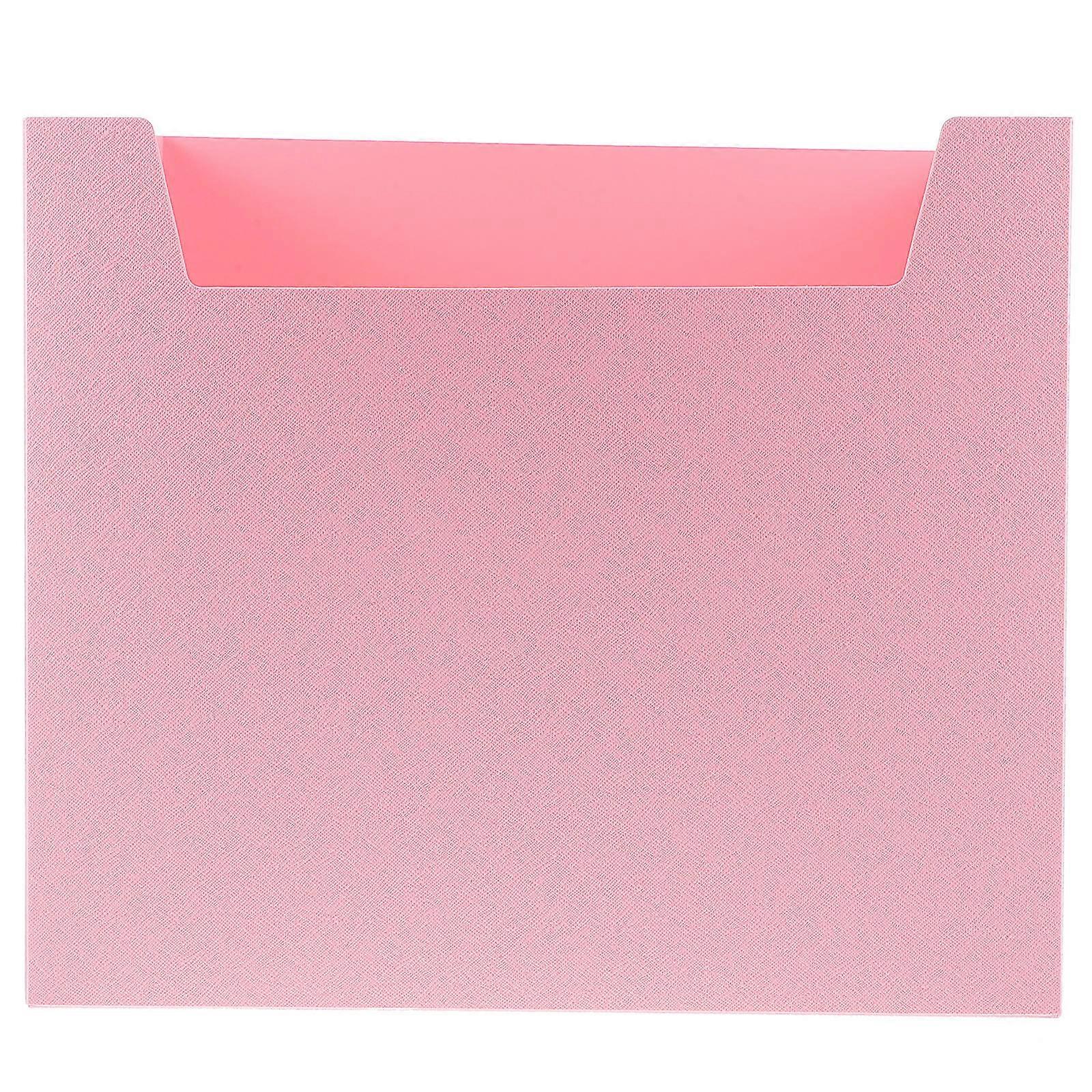 Plastic File Storage Box Desktop Makeup Storage Case Modern and Simple Design Home 29x20x25cm 1Pack