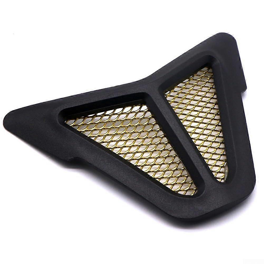 Motorcycle Wind Deflector for Yamaha R15 V3 2017, Air Intake Cover, Fairing Protector, Protective Mesh (Gold)