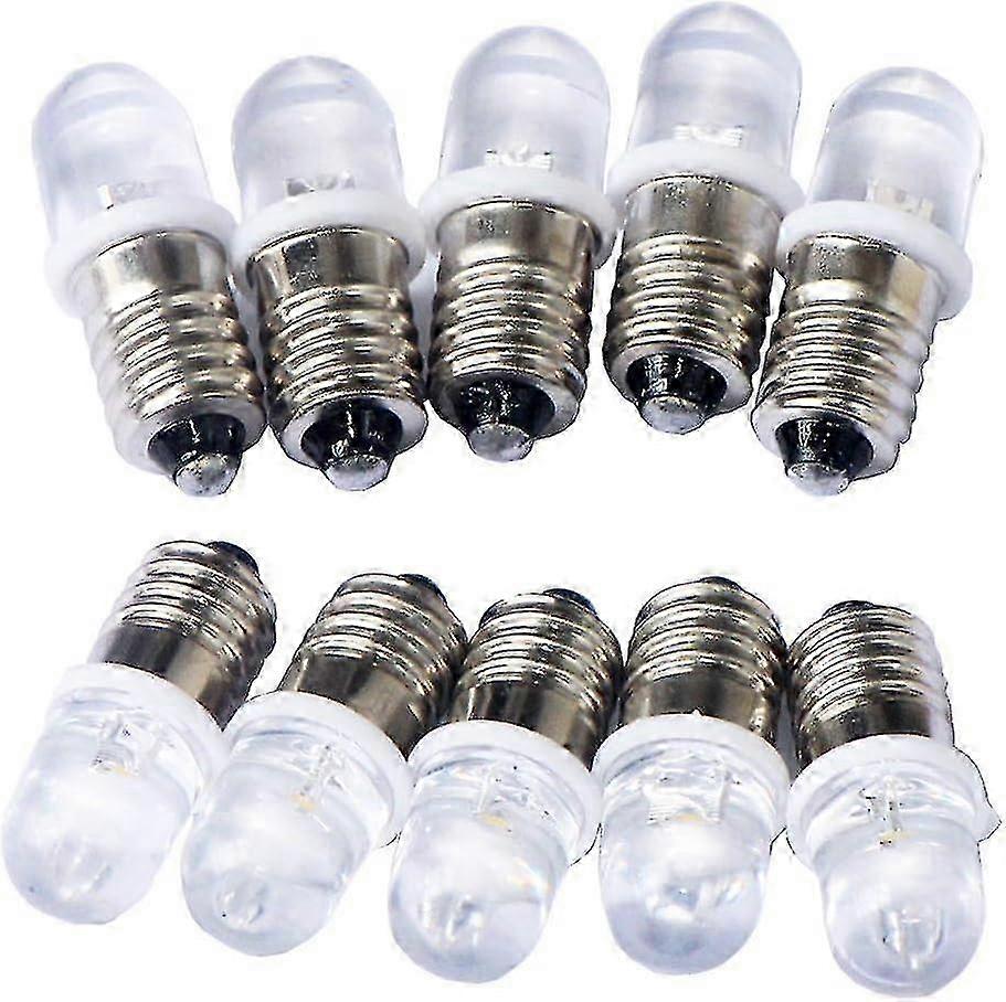 10pcs E10 12v Spot Led Bulb Lamps Warm White