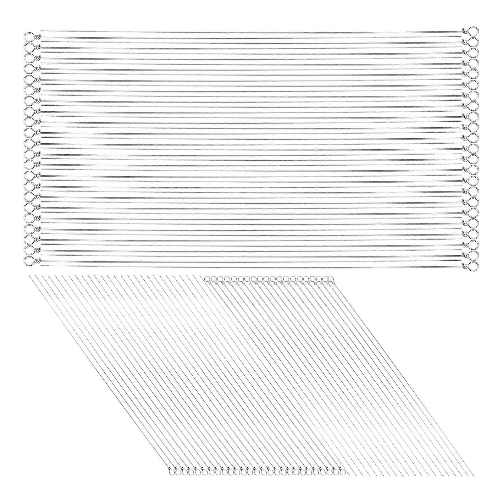 Lure Making Supplies Fishing Looped Spinner Shaft Anglers Beginners Durable Material Easy to Use 100Set